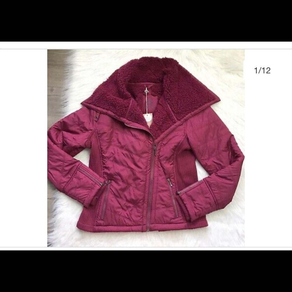 PrAna NEW Diva Jacket Red Water Resistant Size Sm - Picture 4 of 9